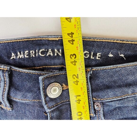 American Eagle Outfitters Size 0 X-Short Womens 36" Inseam Skinny Kick Stretch - Picture 10 of 13